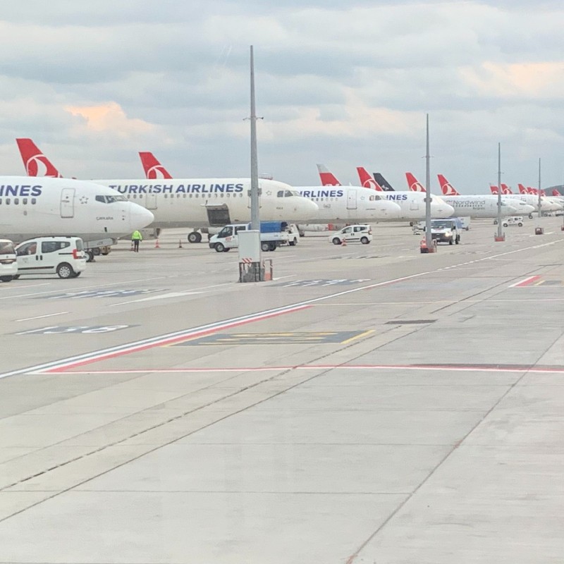 turkish airlines on tarmac